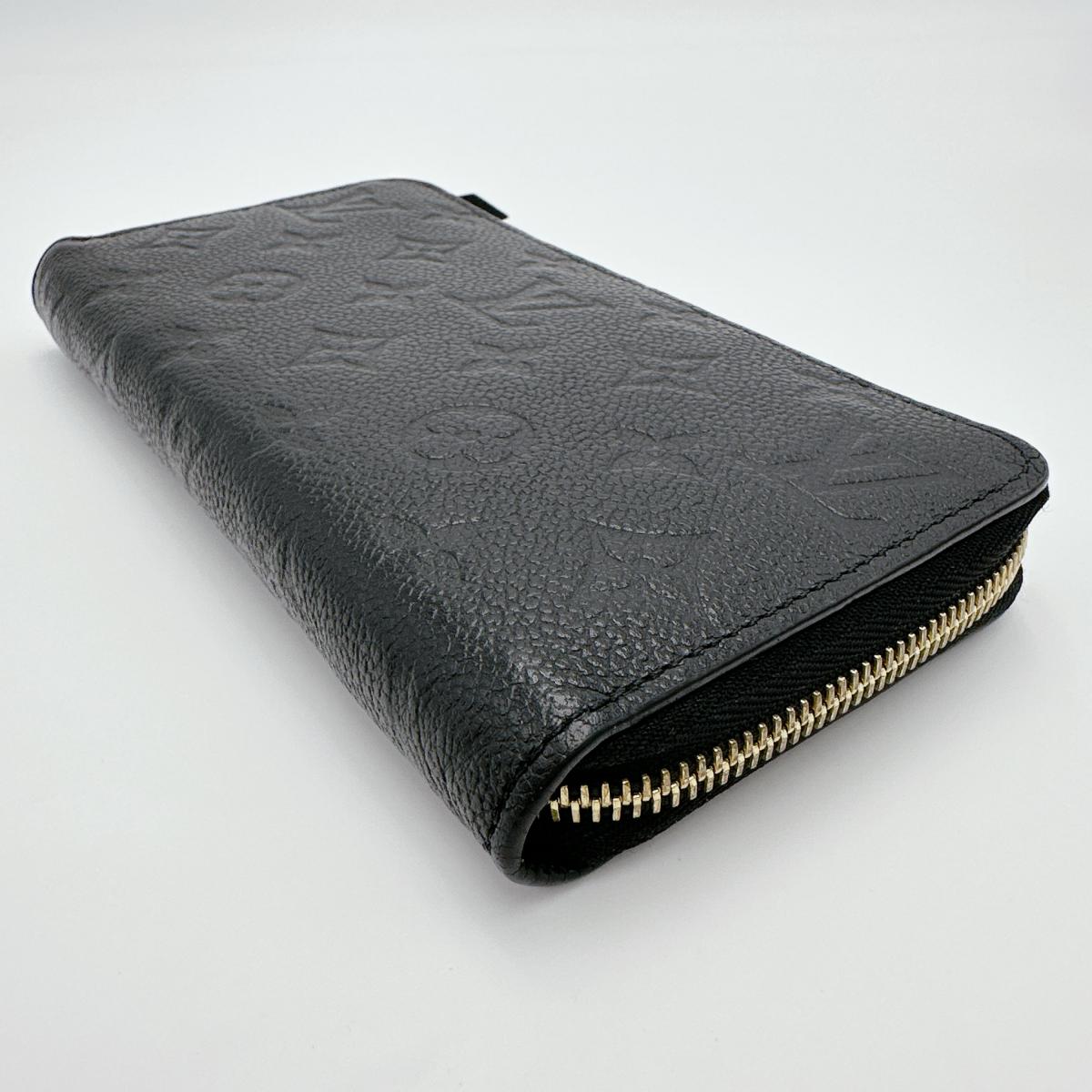 LOUIS VUITTON Long Wallet Purse M61864 Monogram Ann Platt black Long Wallet Purse Monogram Zippy wallet Women Used Authentic