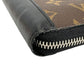 LOUIS VUITTON Long Wallet Purse M60109 Monogram canvas, leather Brown Vertical Monogram Macasa unisex(Unisex) Used Authentic