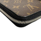 LOUIS VUITTON Long Wallet Purse M60109 Monogram canvas, leather Brown Vertical Monogram Macasa unisex(Unisex) Used Authentic