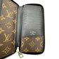 LOUIS VUITTON Long Wallet Purse M60109 Monogram canvas, leather Brown Vertical Monogram Macasa unisex(Unisex) Used Authentic