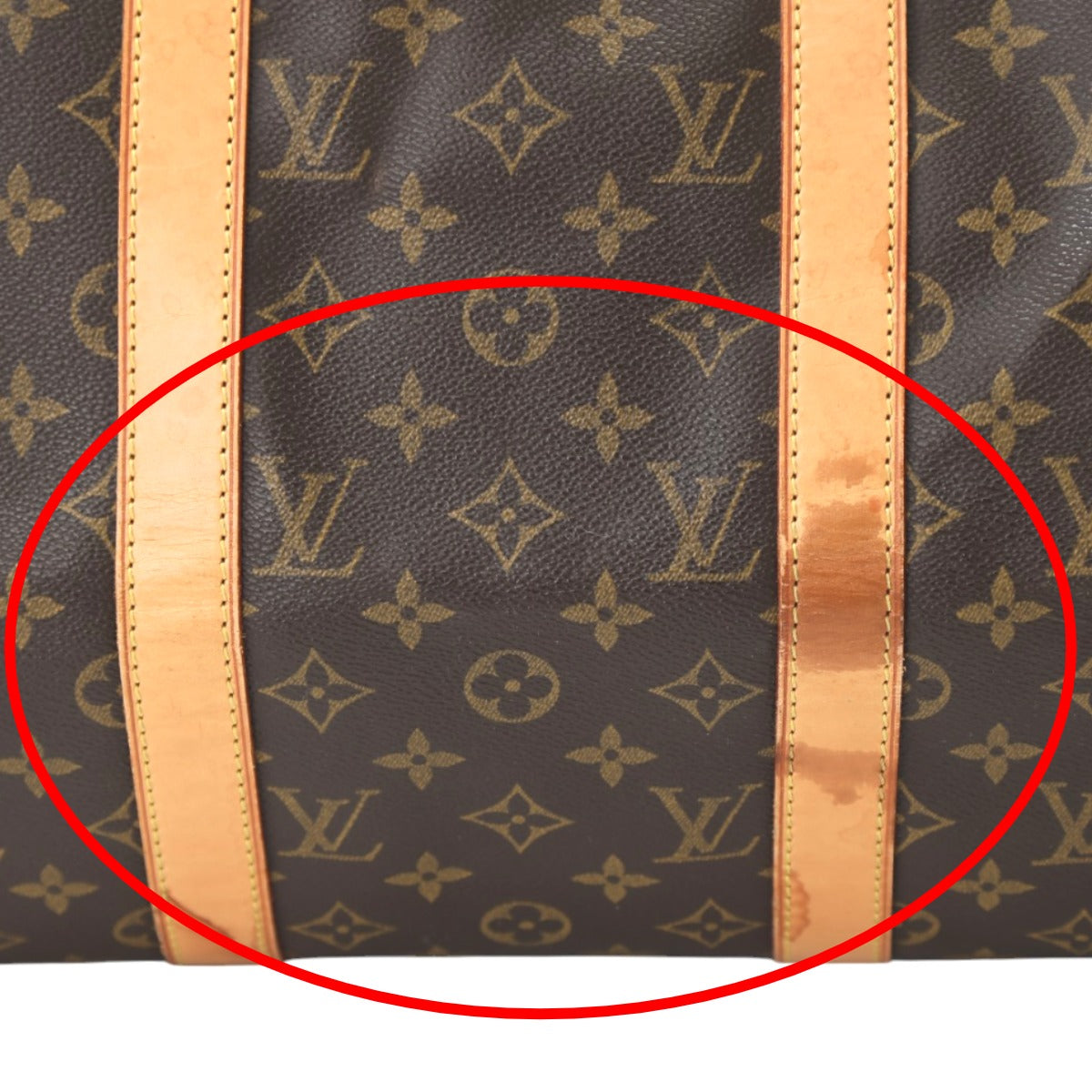 LOUIS VUITTON Boston Duffel bag M41426 Monogram canvas Brown Travel bag Monogram Discontinued Keepall 50 unisex(Unisex) Used Authentic