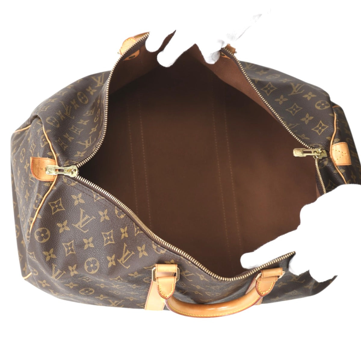 LOUIS VUITTON Boston Duffel bag M41426 Monogram canvas Brown Travel bag Monogram Discontinued Keepall 50 unisex(Unisex) Used Authentic