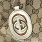 GUCCI Handbag 211944 GG canvas Brown Handbag GG pattern Sukey Women Used Authentic