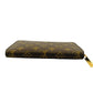 LOUIS VUITTON Long Wallet Purse M41895 Monogram canvas Brown x fuchsia Zip Around Monogram Zippy wallet Women Used Authentic