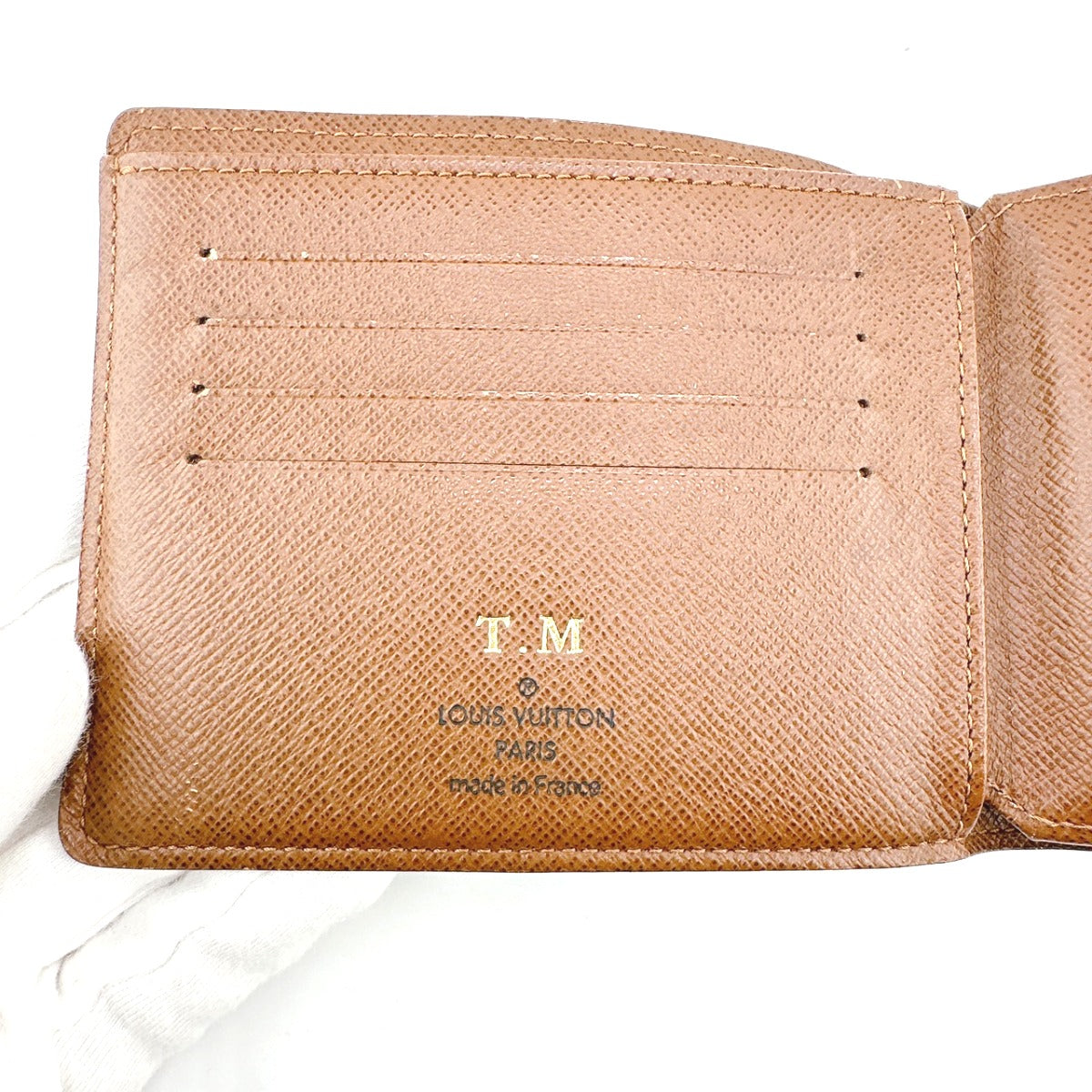 LOUIS VUITTON Bifold Wallet M60026 Monogram canvas Brown Bifold Wallet Monogram Portefeuille Florin unisex(Unisex) Used Authentic