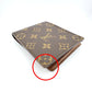 LOUIS VUITTON Bifold Wallet M60026 Monogram canvas Brown Bifold Wallet Monogram Portefeuille Florin unisex(Unisex) Used Authentic