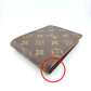 LOUIS VUITTON Bifold Wallet M60026 Monogram canvas Brown Bifold Wallet Monogram Portefeuille Florin unisex(Unisex) Used Authentic