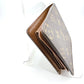 LOUIS VUITTON Bifold Wallet M60026 Monogram canvas Brown Bifold Wallet Monogram Portefeuille Florin unisex(Unisex) Used Authentic