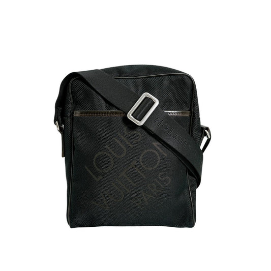 LOUIS VUITTON Shoulder Bag M93223 Damier Jean Canvas black Damier Geant Citadan NM Noir