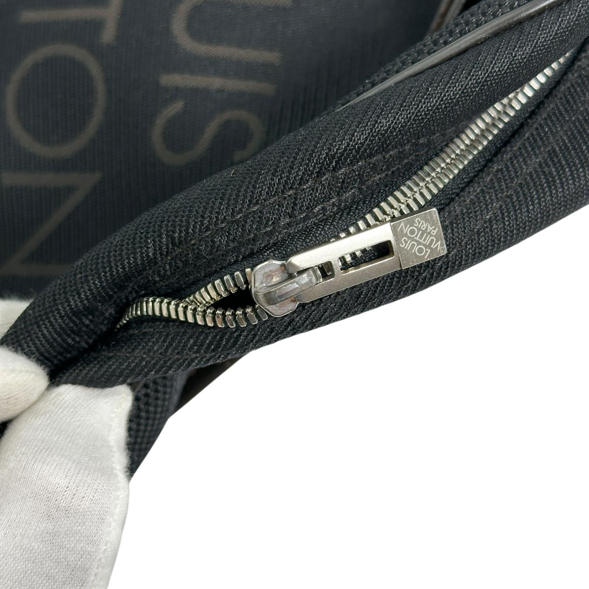 LOUIS VUITTON Shoulder Bag M93223 Damier Jean Canvas black Damier Geant Citadan NM Noir