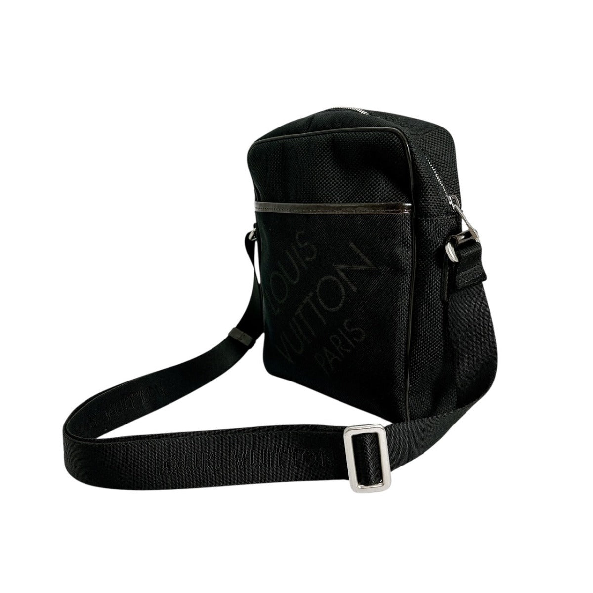 LOUIS VUITTON Shoulder Bag M93223 Damier Jean Canvas black Damier Geant Citadan NM Noir
