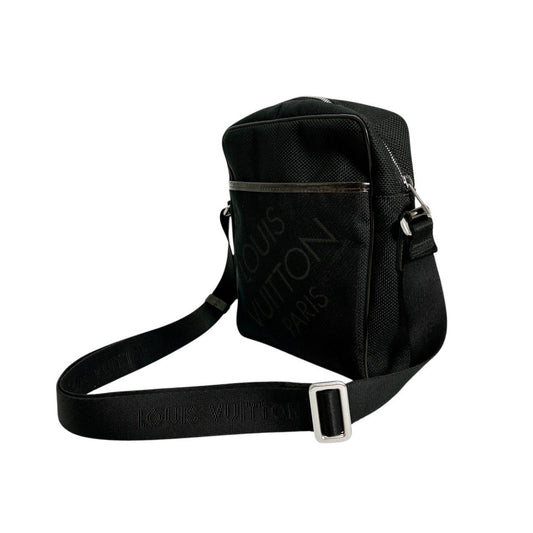 LOUIS VUITTON Shoulder Bag M93223 Damier Jean Canvas black Damier Geant Citadan NM Noir