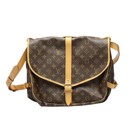 LOUIS VUITTON Shoulder Bag M42254 Monogram canvas Brown Monogram Samuel 35 M
