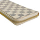 LOUIS VUITTON Long Wallet Purse N61264 Damier Azur Canvas Two-tone (gray) Portefeuille Clemence Damier Azur Zip Around Women(Unisex) Used Authentic