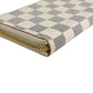 LOUIS VUITTON Long Wallet Purse N61264 Damier Azur Canvas Two-tone (gray) Portefeuille Clemence Damier Azur Zip Around Women(Unisex) Used Authentic