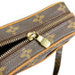 LOUIS VUITTON Shoulder Bag M45266 Monogram canvas Brown Monogram Danube