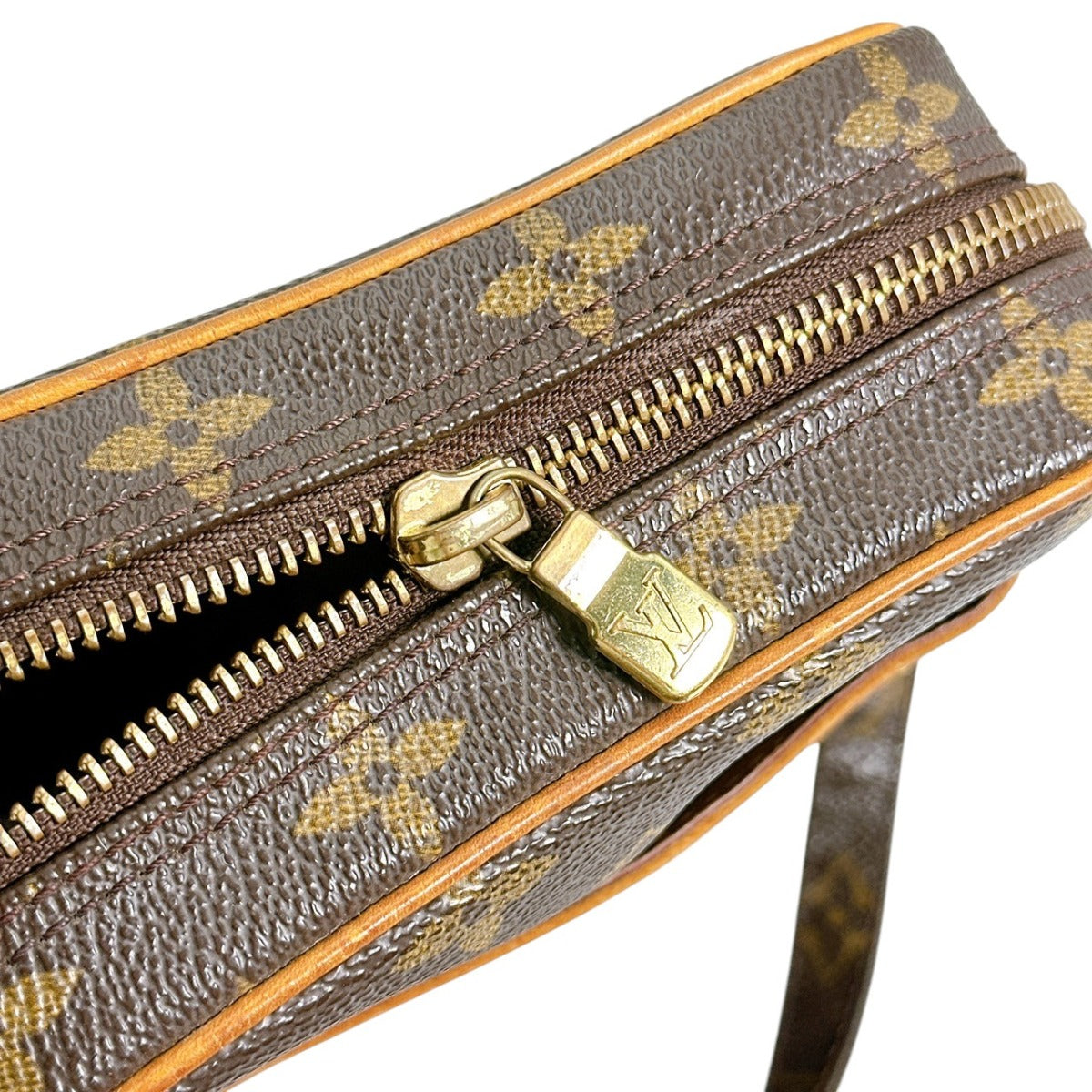 LOUIS VUITTON Shoulder Bag M45266 Monogram canvas Brown Monogram Danube