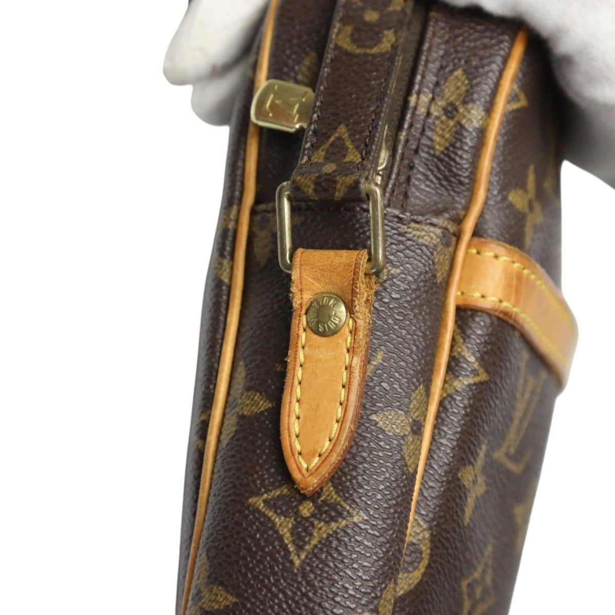 LOUIS VUITTON Shoulder Bag M45266 Monogram canvas Brown Monogram Danube