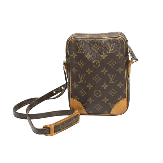 LOUIS VUITTON Shoulder Bag M45266 Monogram canvas Brown Monogram Danube
