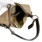 PRADA Handbag BR3423 Canvas, Leather beige one belt Logo jacquard Women Used Authentic