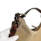 PRADA Handbag BR3423 Canvas, Leather beige one belt Logo jacquard Women Used Authentic
