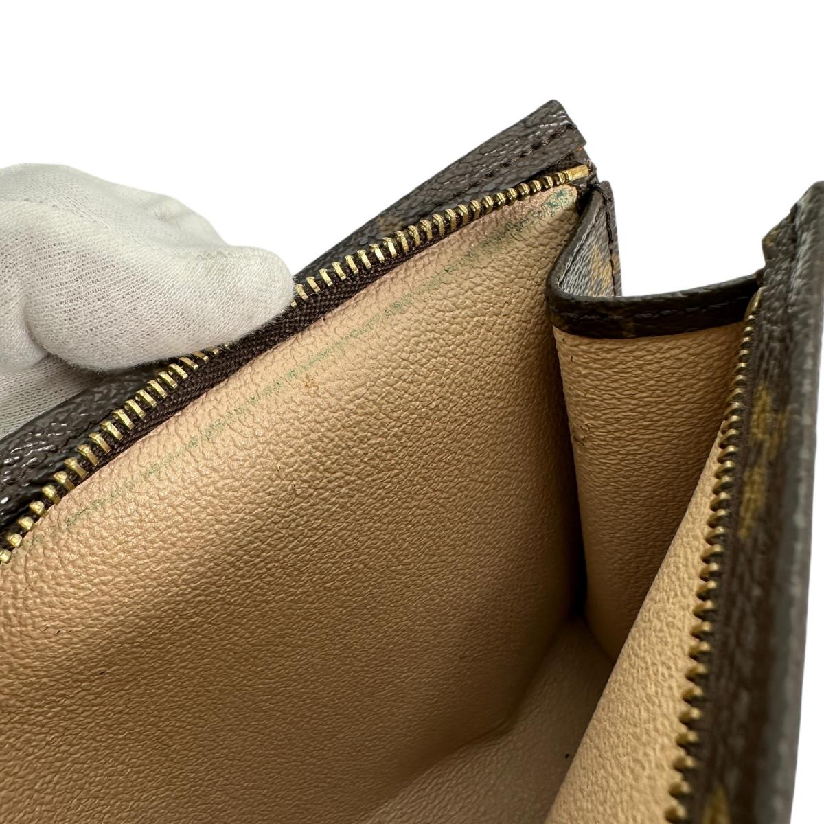 LOUIS VUITTON Pouch M47544 Monogram canvas Brown Pochette Monogram Toilette 19 unisex(Unisex) Used Authentic