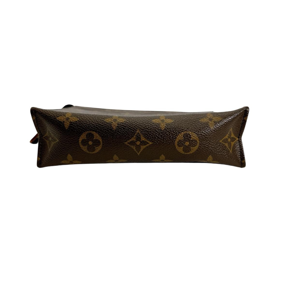 LOUIS VUITTON Pouch M47544 Monogram canvas Brown Pochette Monogram Toilette 19 unisex(Unisex) Used Authentic