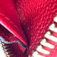 LOUIS VUITTON Long Wallet Purse M60547 Monogram Ann Platt Red Monogram Ann Platt Zippy wallet