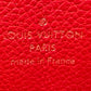 LOUIS VUITTON Long Wallet Purse M60547 Monogram Ann Platt Red Monogram Ann Platt Zippy wallet