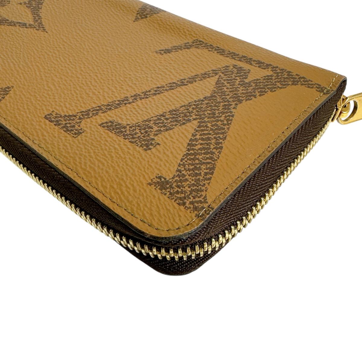 LOUIS VUITTON Long Wallet Purse M69353 Monogram canvas Brown Monogram Giant Zippy wallet