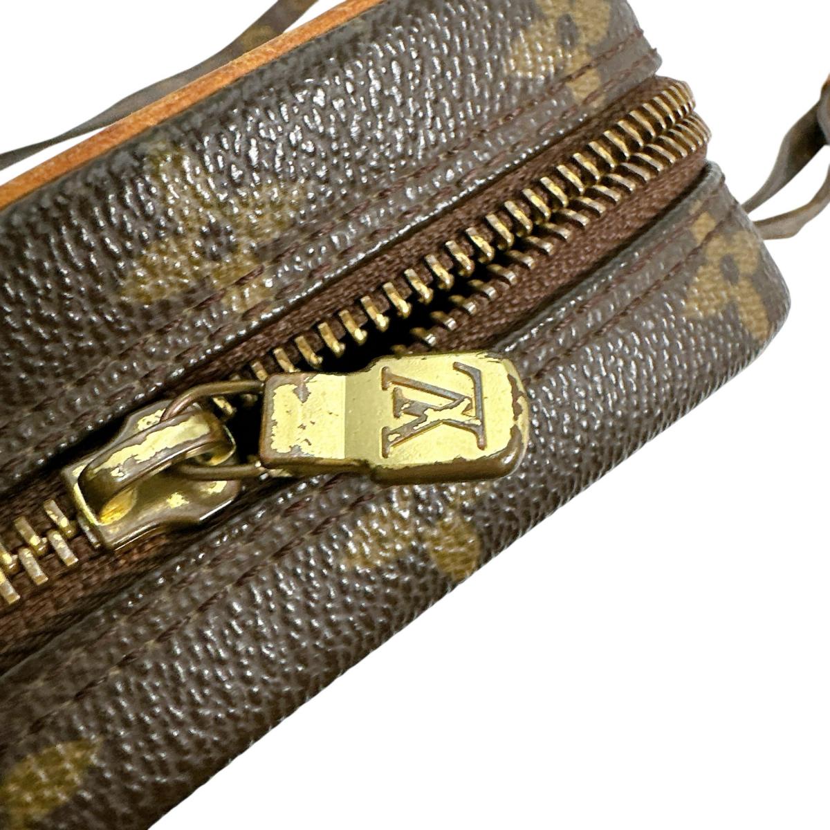 LOUIS VUITTON Shoulder Bag M45266 Monogram canvas Brown Monogram Danube