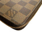 LOUIS VUITTON Long Wallet Purse N41661 Damier canvas Brown Damier Zippy wallet