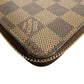LOUIS VUITTON Long Wallet Purse N41661 Damier canvas Brown Damier Zippy wallet