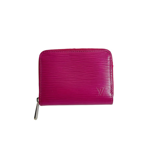 LOUIS VUITTON Coin case M6015K Epi Leather purple Epi Zip around purse