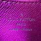 LOUIS VUITTON Coin case M6015K Epi Leather purple Epi Zip around purse