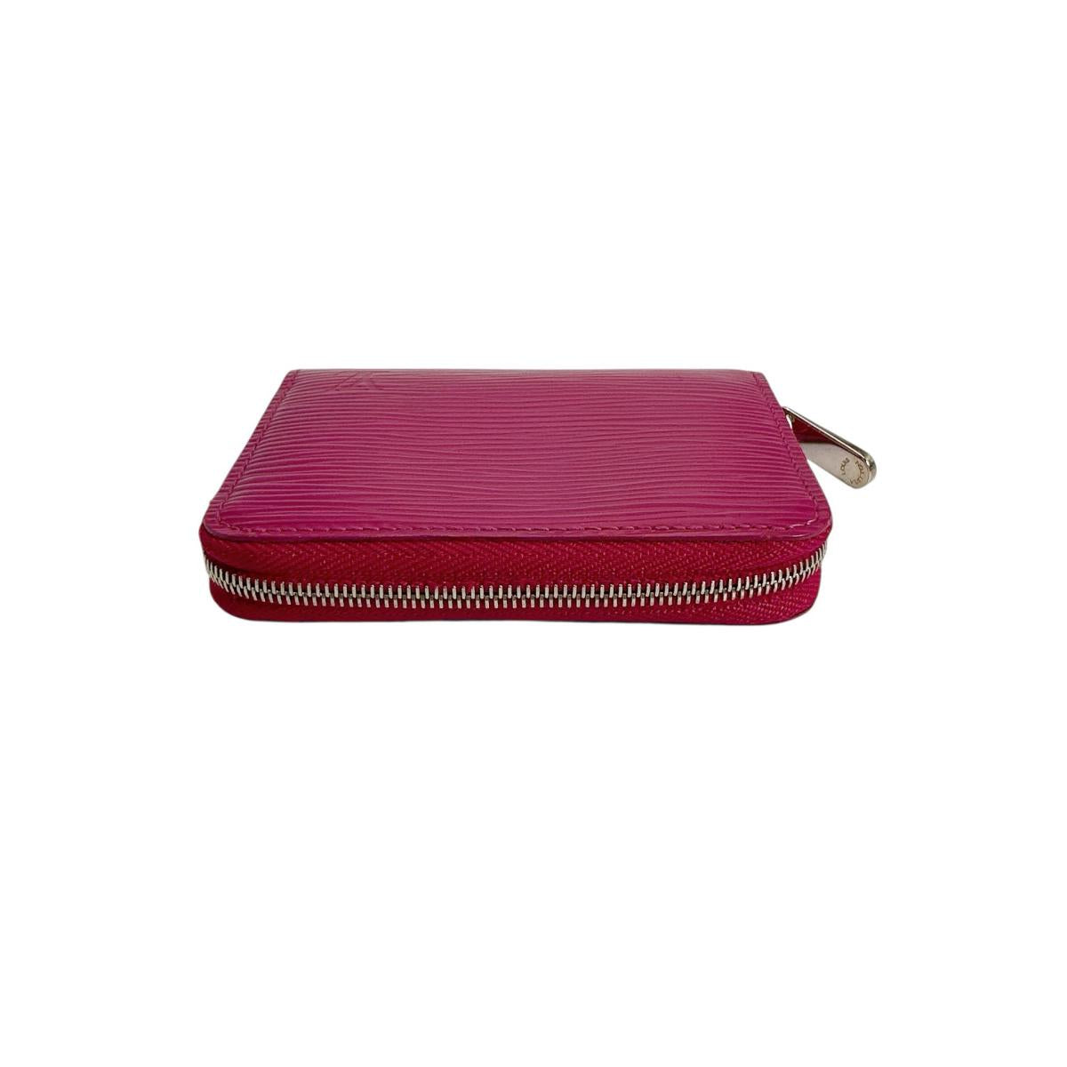 LOUIS VUITTON Coin case M6015K Epi Leather purple Epi Zip around purse