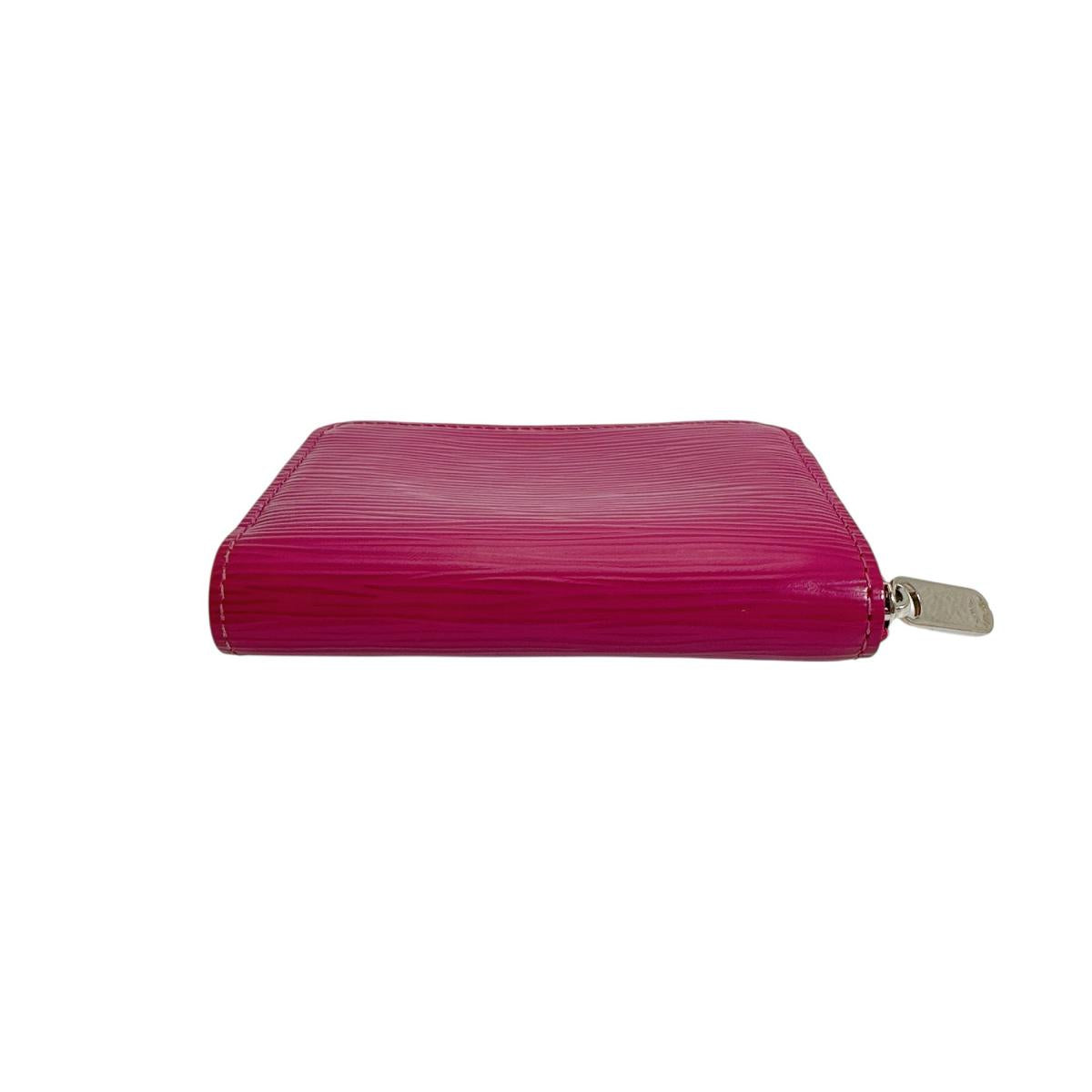 LOUIS VUITTON Coin case M6015K Epi Leather purple Epi Zip around purse