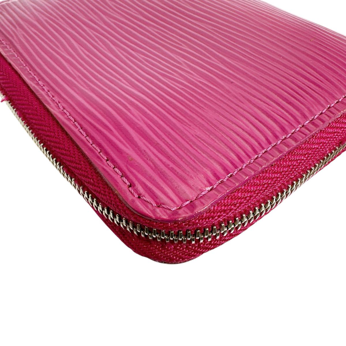 LOUIS VUITTON Coin case M6015K Epi Leather purple Epi Zip around purse