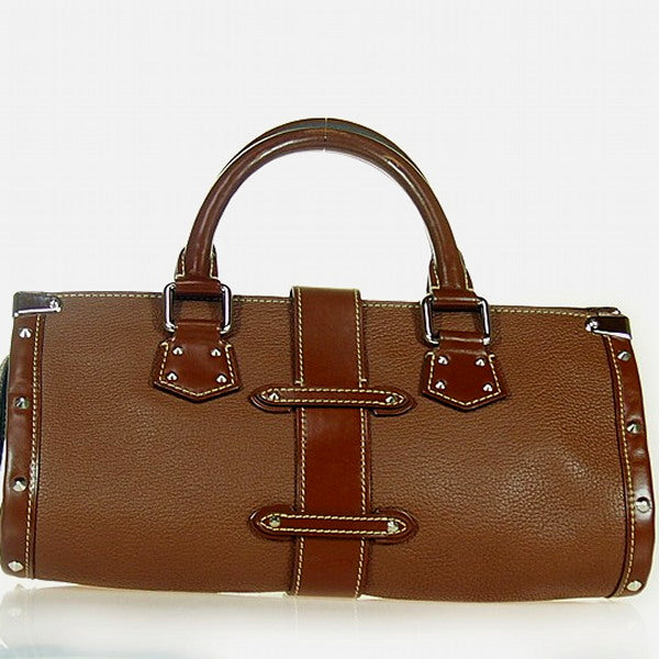 LOUIS VUITTON Handbag M91884 Sheep leather Brown Cienne Suhari Epanui PM Women Used Authentic