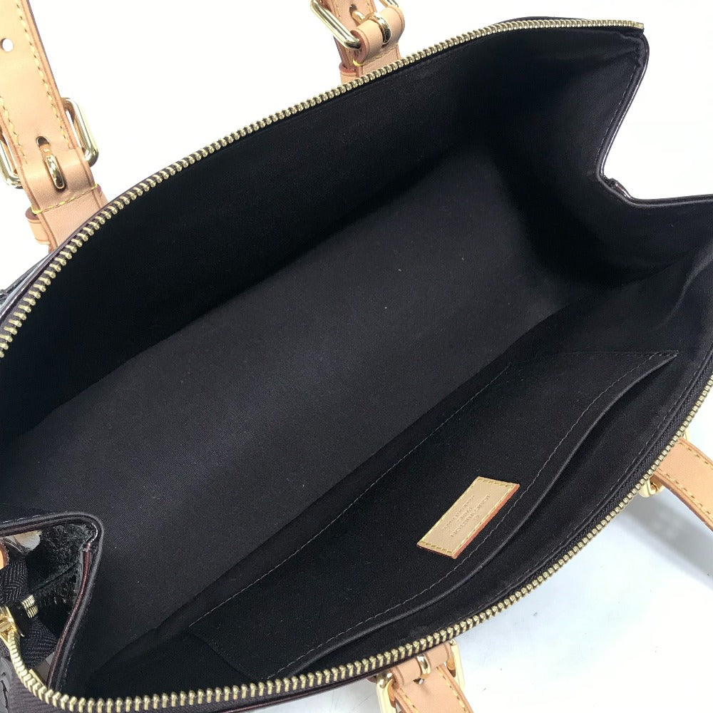 LOUIS VUITTON Shoulder Bag M93510 Patent leather wine-red Monogram Vernis Rosewood Avenue Women Used Authentic