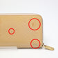 LOUIS VUITTON Long Wallet Purse M90076 Monogram Vernis Rose Angelique Zip Around Vernis Zippy wallet Women Used Authentic