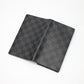 LOUIS VUITTON Long Wallet Purse N63116 Damier canvas Damier Graphite Damier Graphite Portefeuille Columbus mens Used Authentic