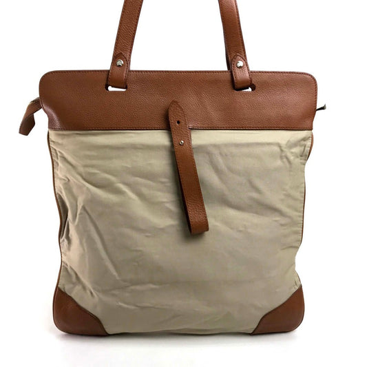 BURBERRY Tote Bag Canvas / leather beige Bag Women(Unisex) Used Authentic