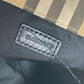 BURBERRY Pouch Nylon beige Handbag check Women Used Authentic