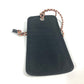 BURBERRY Pouch Nylon black Neck With Strap logo mens Used Authentic