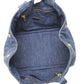 PRADA Tote Bag 1BG439 denim blue Tote Bag Canapa Women Used Authentic