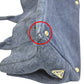 PRADA Tote Bag 1BG439 denim blue Tote Bag Canapa Women Used Authentic