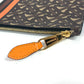 BURBERRY Clutch bag leather Brown TB logo unisex(Unisex) Used Authentic