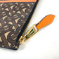 BURBERRY Clutch bag leather Brown TB logo unisex(Unisex) Used Authentic