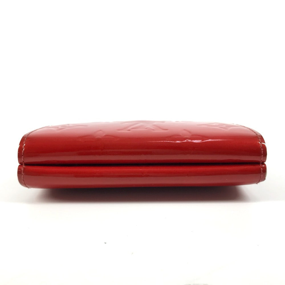 LOUIS VUITTON Trifold wallet M91169 Monogram Vernis Red Monogram Vernis Porto Monevier Cult Clady